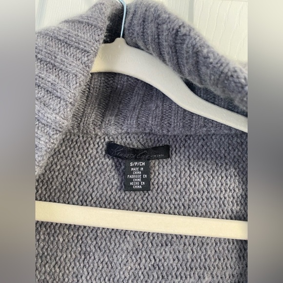 Kenneth Cole Gray Women's Sweater shrug size S - Picture 4 of 5